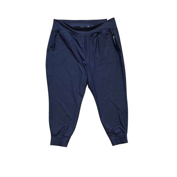 NWT Old Navy Active Navy Blue High Rise Jogger Pants, Size 3X - Picture 1 of 9